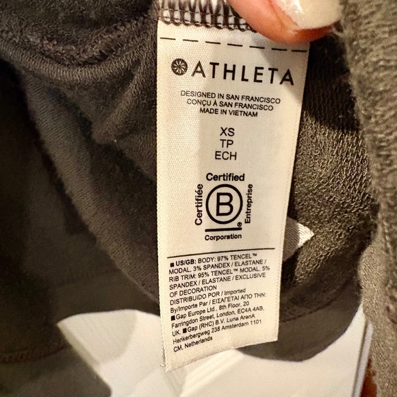 Athleta Pranayama Restore Wrap Hermatite Grey XS - Picture 4 of 6